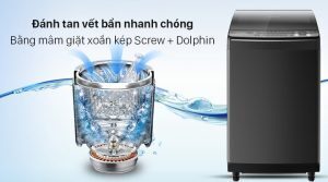 máy giặt sharp inverter 10.5 kg es-x105hv-s