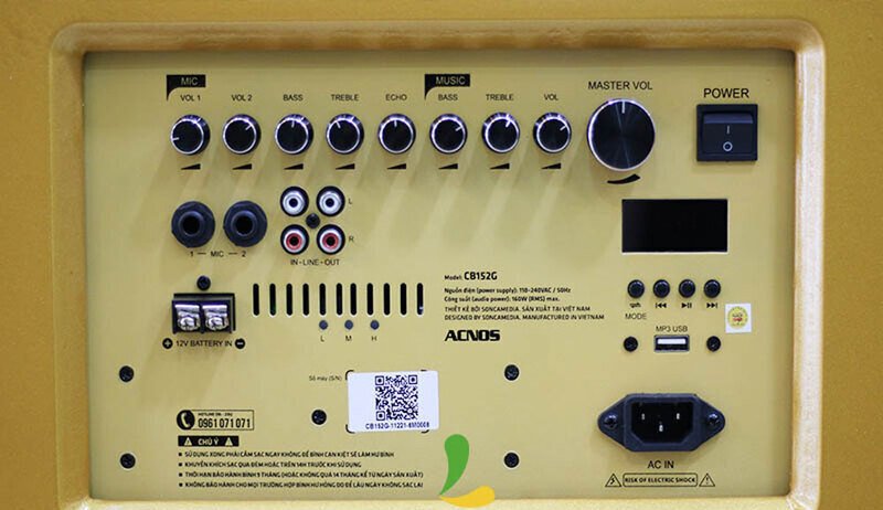 loa kéo acnos cb152g