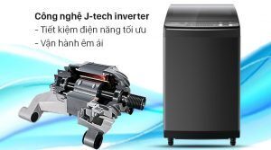 máy giặt sharp inverter 10.5 kg es-x105hv-s