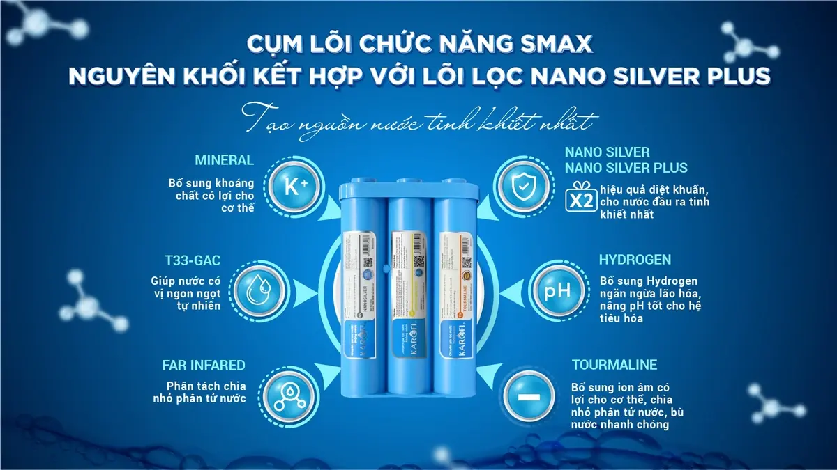 máy lọc nước nóng lạnh karofi kad-d66s