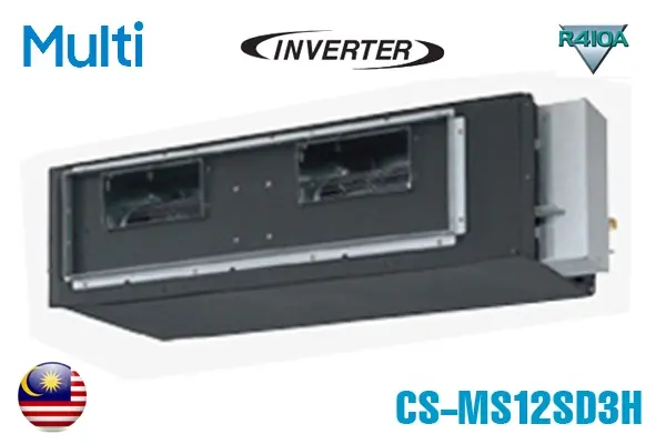 điều hòa multi panasonic dàn lạnh âm trần nối ống gió 12.000btu 1 chiều cs-ms12sd3h