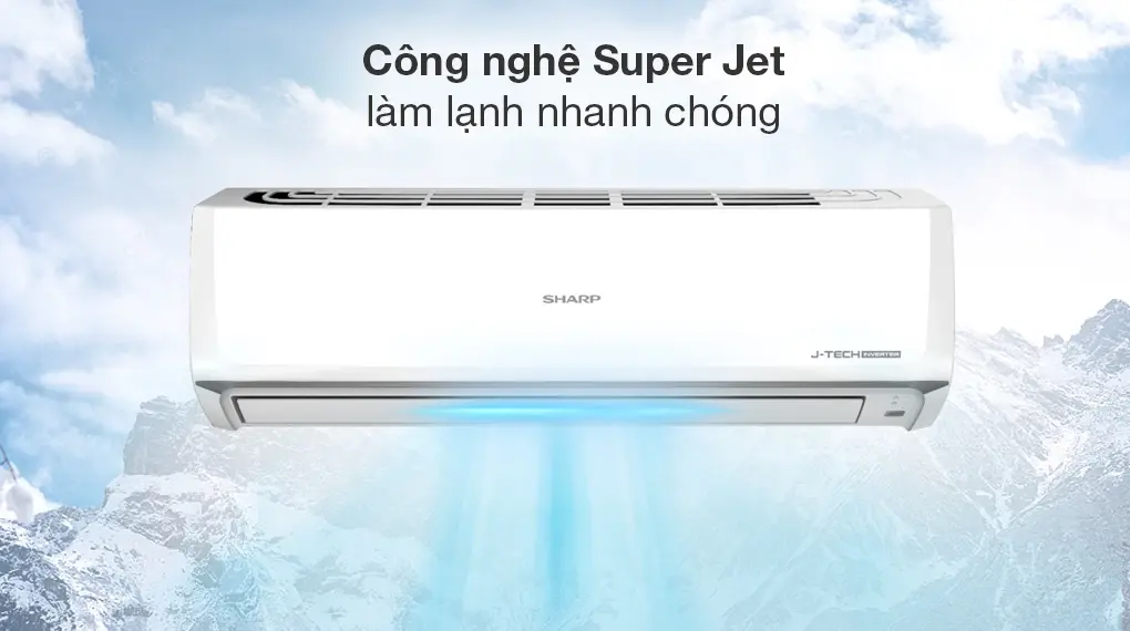 máy lạnh sharp inverter 2 hp ah-x18zew mới 2023