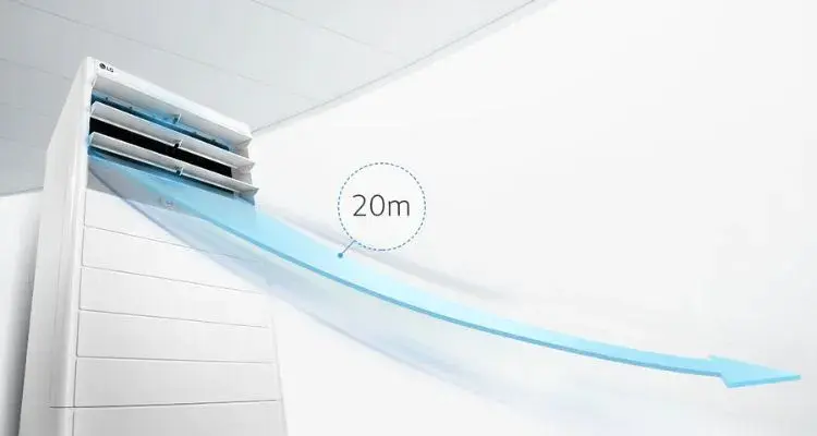 máy lạnh tủ đứng lg zpnq36lr5a0 inverter (4.0hp) - 3 pha