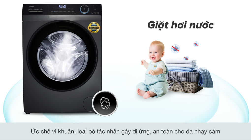 máy giặt aqua 10 kg aqd-d1002g(bk)