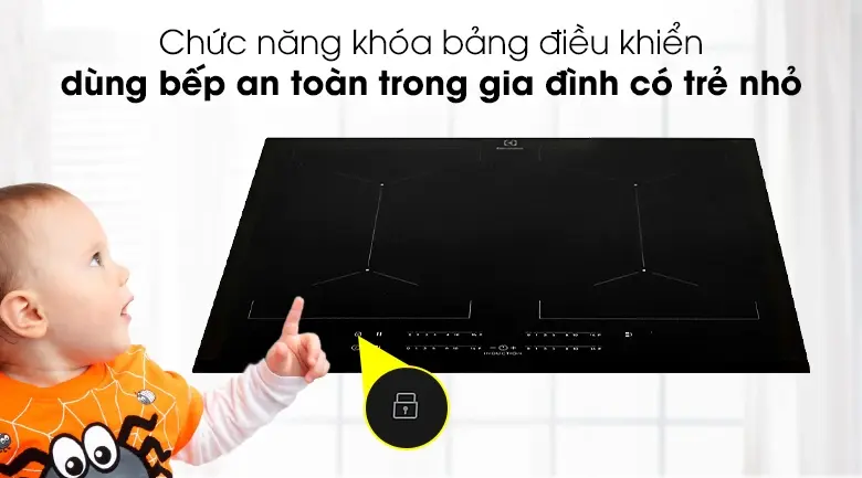 bếp từ 4 vùng nấu lắp âm electrolux eiv644