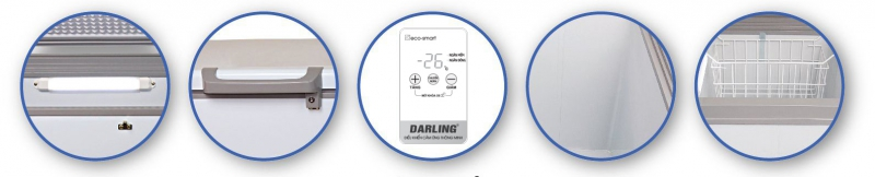 tủ đông darling inverter 350 lít dmf-4699wsi-4