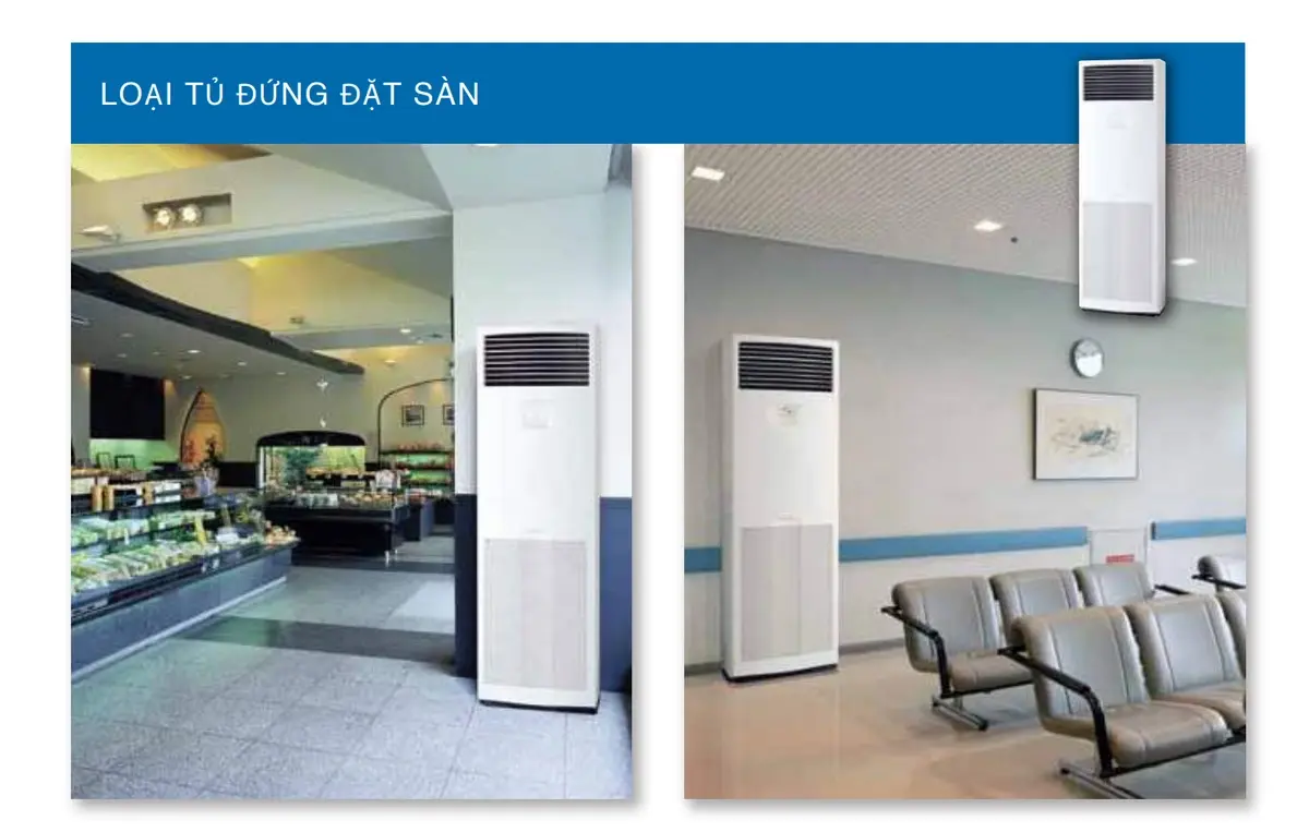 máy lạnh tủ đứng daikin fva71amvm (3.0hp) inverter - 3 pha