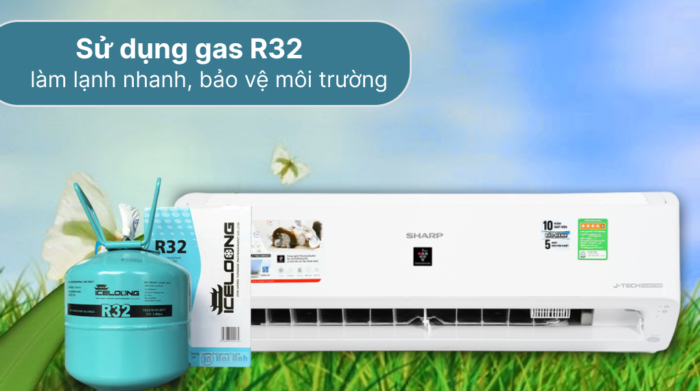 máy lạnh sharp inverter 2 hp ah-xp18ymw