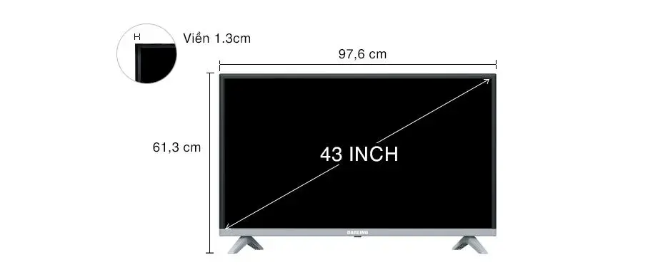 led tivi darling 43 inch 43fh958