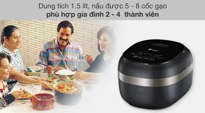 nồi cơm điện cao tần casper 5 lít ci-15rc01