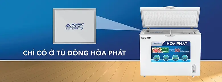tủ đông hòa phát 1 cánh 252 lít hcf 516s1đ1