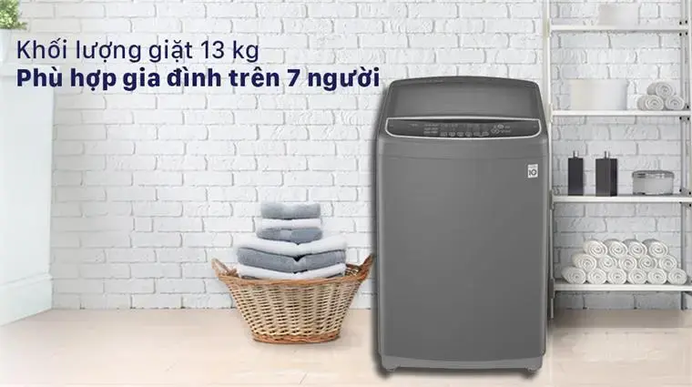 máy giặt lg inverter 13 kg t2313vsab