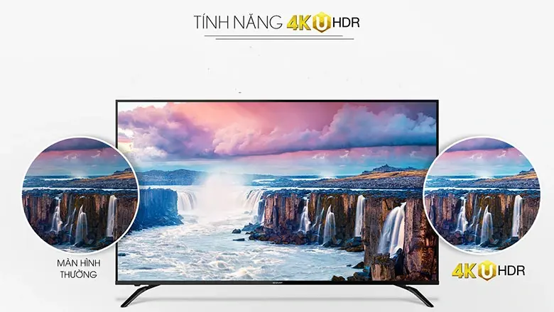android tivi sharp 4k 60 inch 4t-c60ck1x