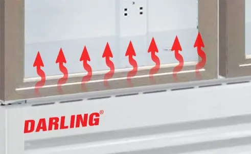tủ mát darling đèn led 830l dl-9000a