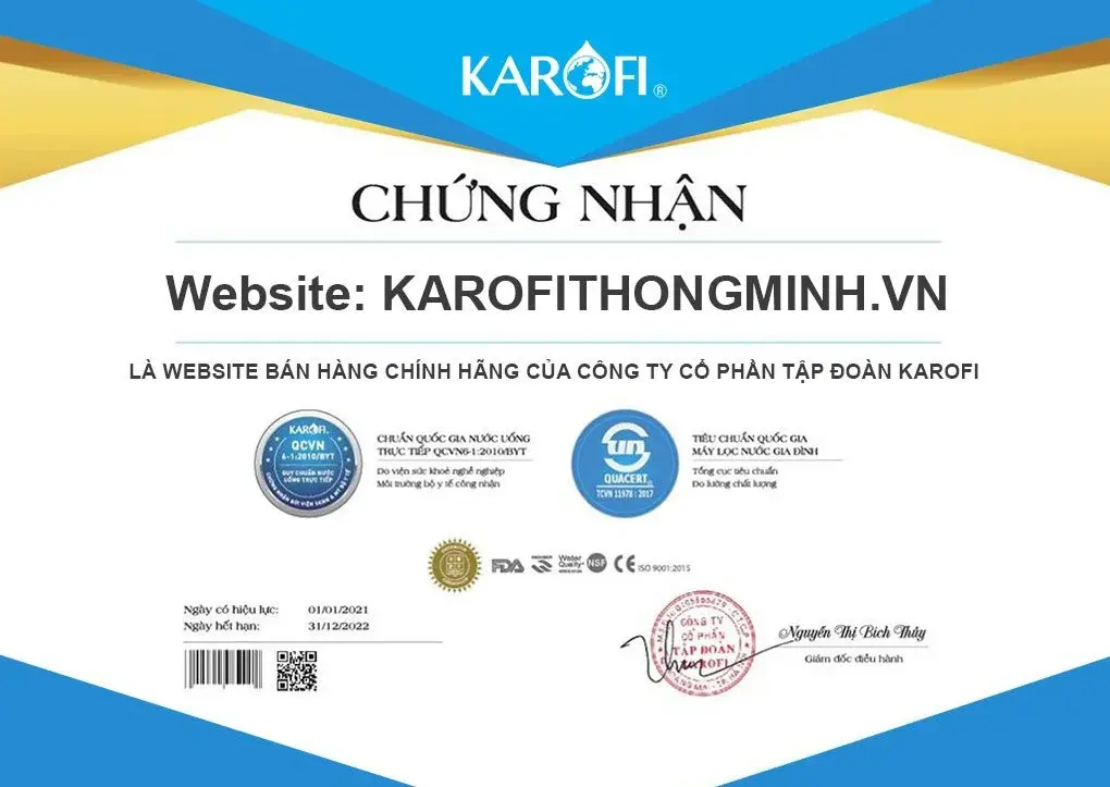 máy lọc nước nóng lạnh karofi kad-d66s