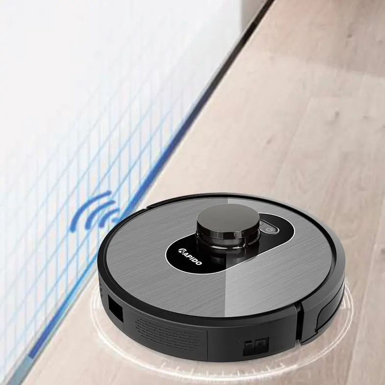 robot hút bụi và lau nhà rapido r8s