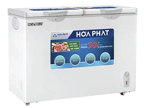 tủ đông hòa phát hcf 666s1n2 2 cánh 352 lít