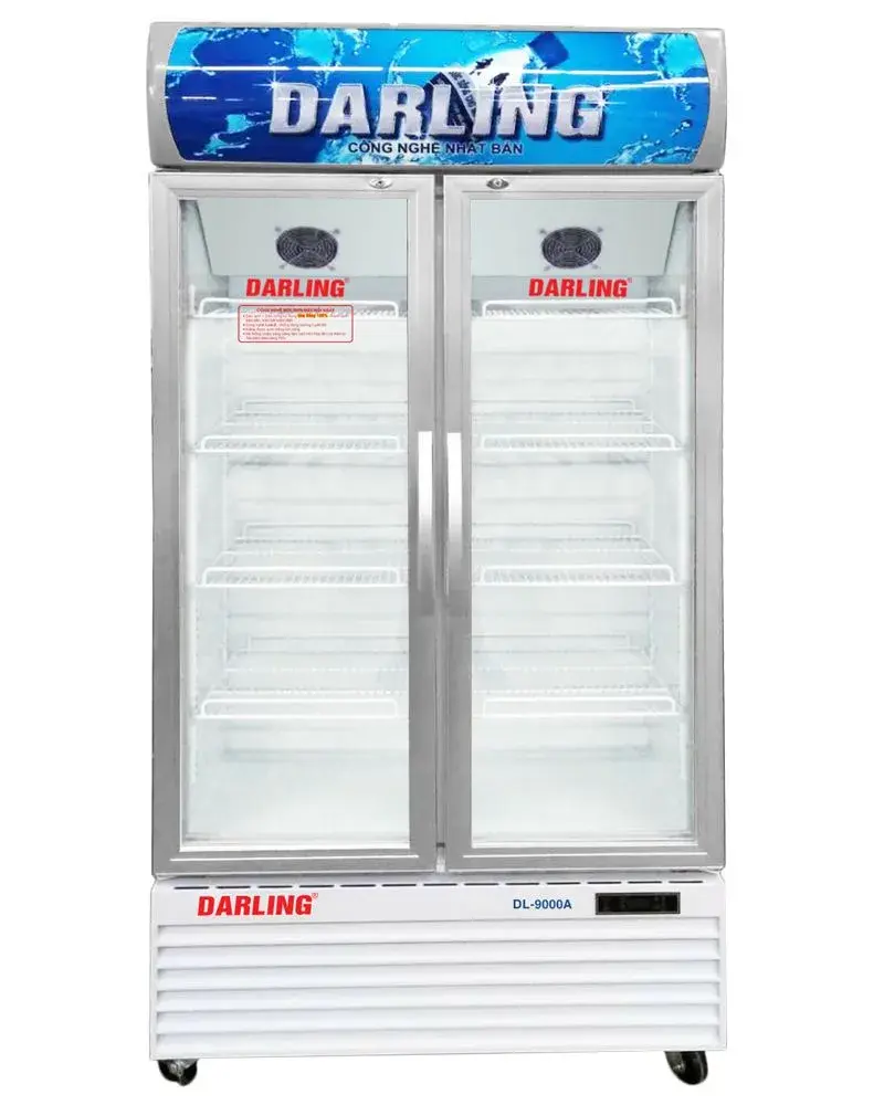 tủ mát darling đèn led 830l dl-9000a
