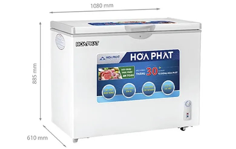 tủ đông hòa phát 1 cánh 252 lít hcf 516s1đ1