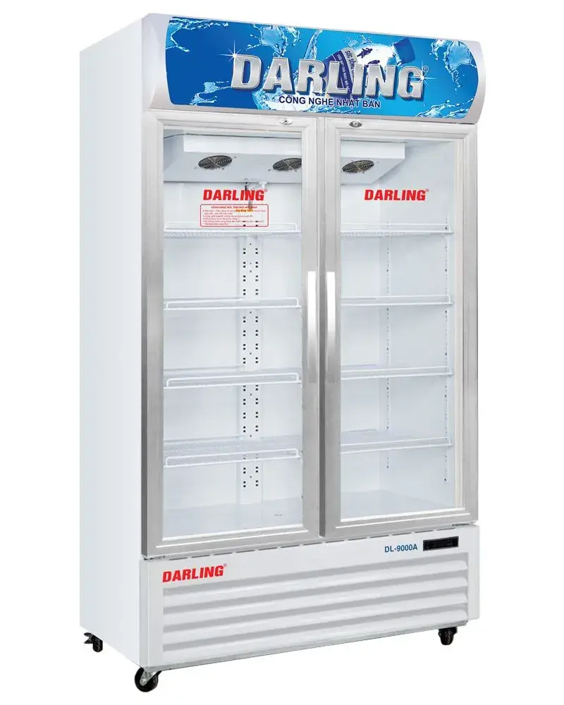 tủ mát darling đèn led 830l dl-9000a