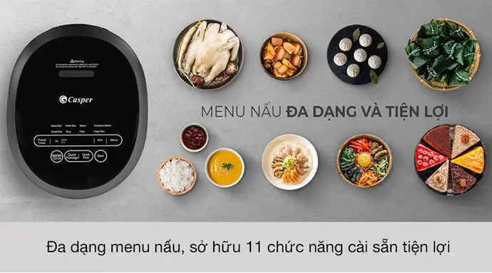 nồi cơm điện cao tần casper 5 lít ci-15rc01