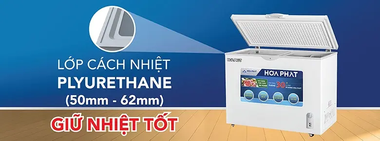 tủ đông hòa phát 1 cánh 252 lít hcf 516s1đ1