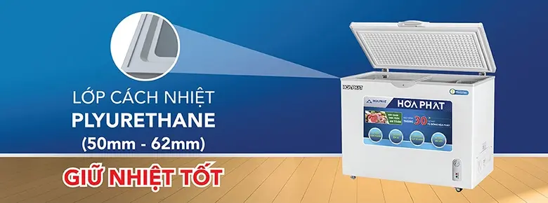 tủ đông hòa phát inverter 252 lít hcfi 516s1đ1