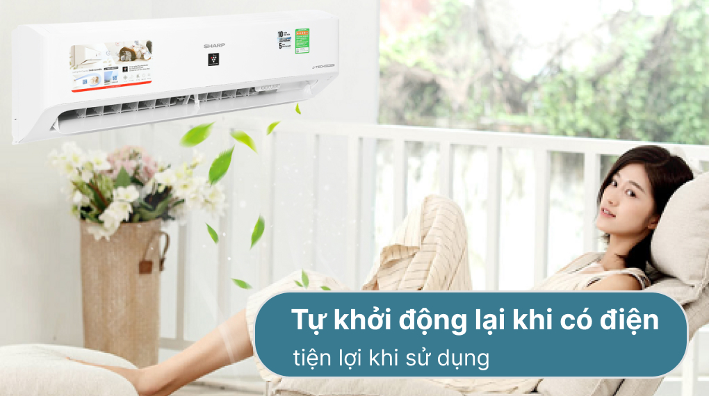 máy lạnh sharp inverter 2 hp ah-xp18ymw