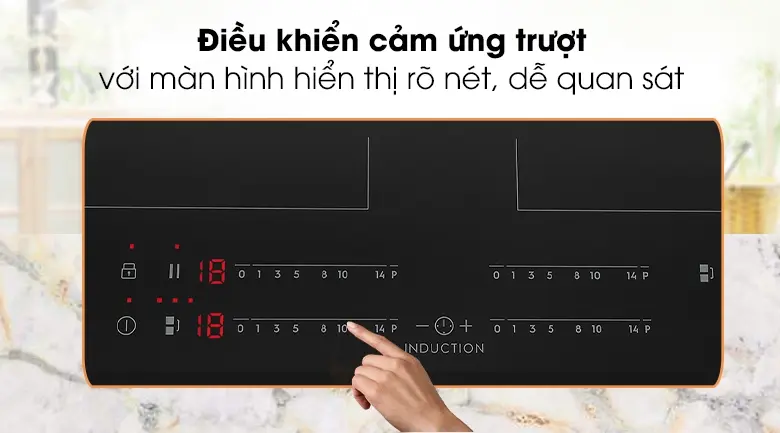 bếp từ 4 vùng nấu lắp âm electrolux eiv644