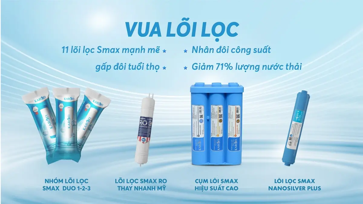 máy lọc nước nóng lạnh karofi kad-d66s