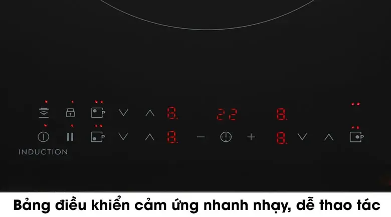 bếp từ 3 vùng nấu lắp âm electrolux lit60336