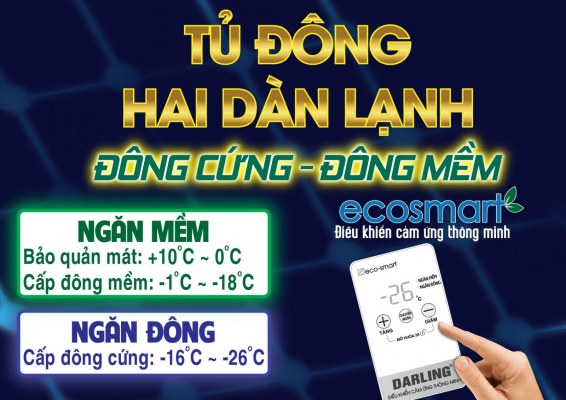 tủ đông darling inverter 350 lít dmf-4699wsi-4