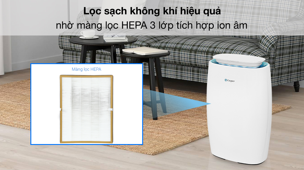 máy lọc không khí casper ap-300mai