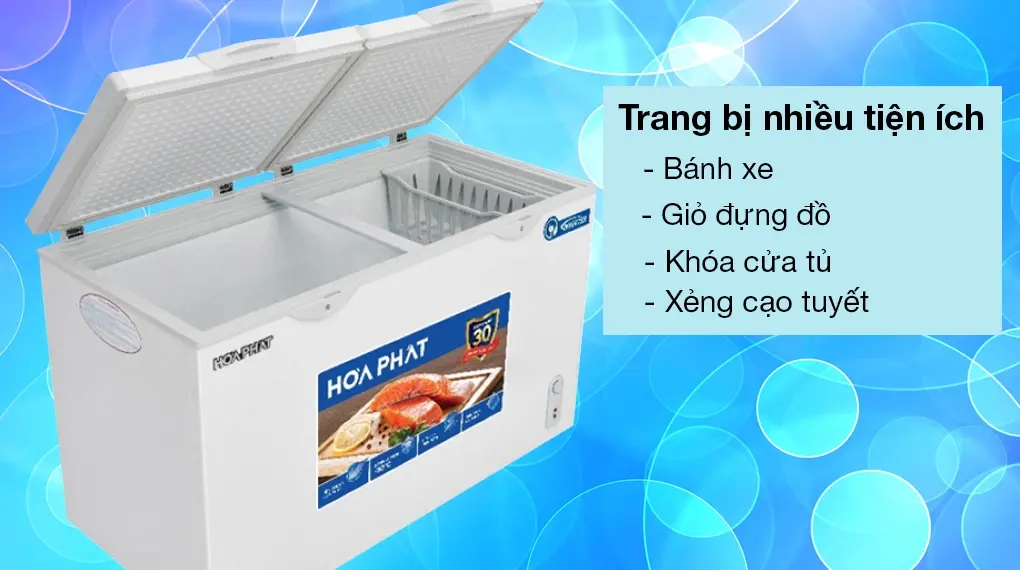 tủ đông hòa phát inverter 352 lít hpf ad8352