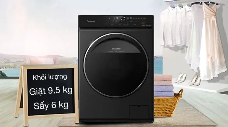 máy giặt sấy panasonic inverter 9.5 kg kg na-s956fr1bv