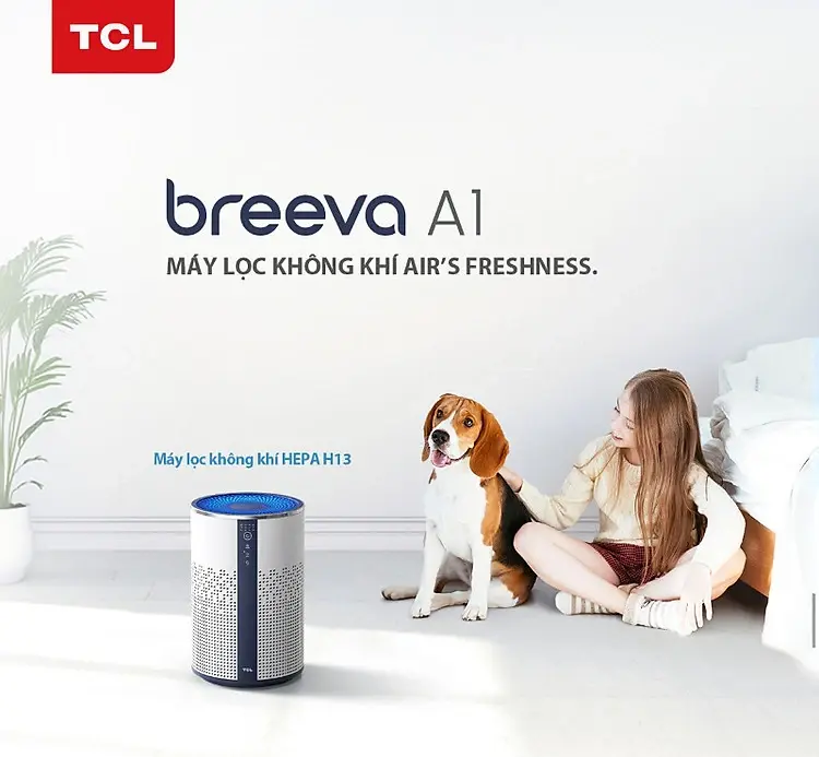 máy lọc không khí tcl kj120f-a1