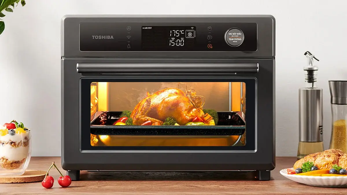 nồi chiên không dầu toshiba 25 lít tl2-sac25gzc(gr)