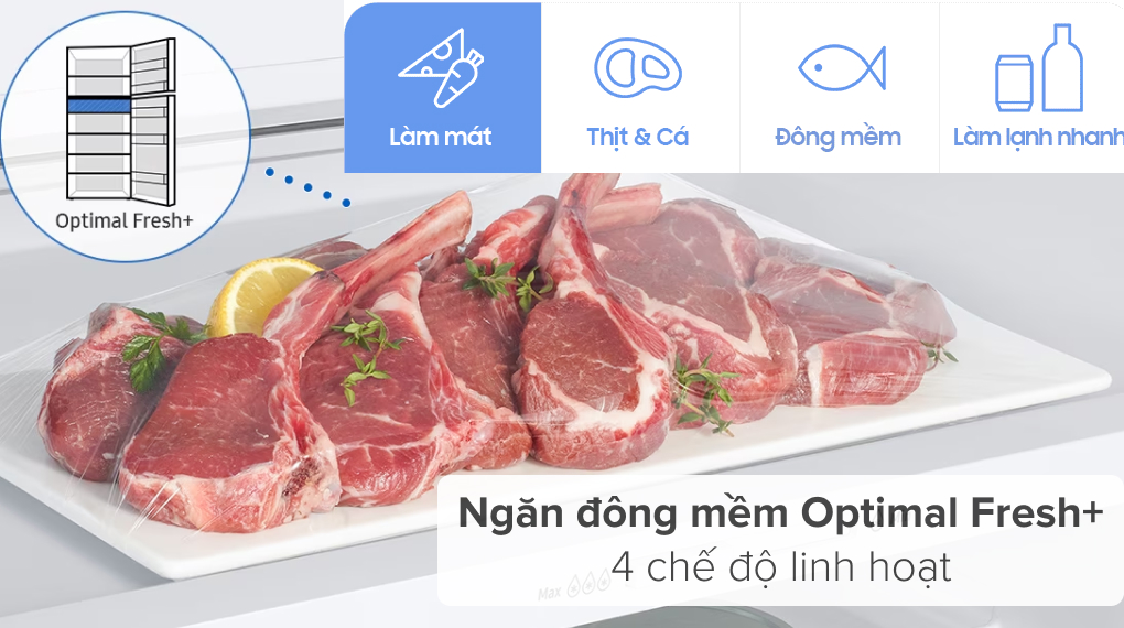 tủ lạnh samsung inverter 345 lít rt35cg5544b1sv