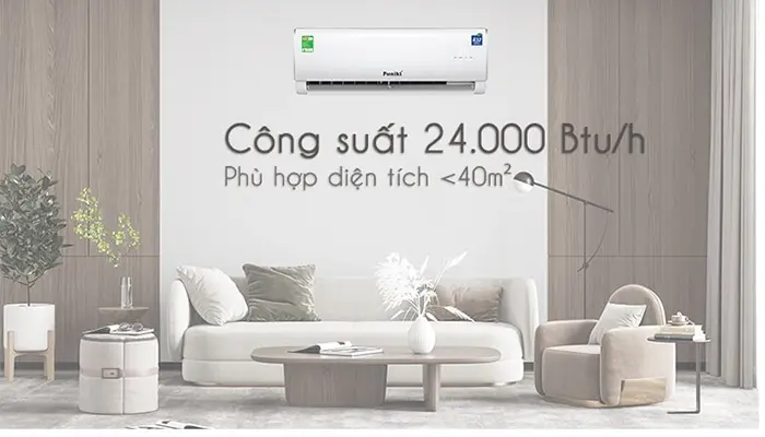 điều hoà funiki 24000btu 1 chiều hsc 24tmu