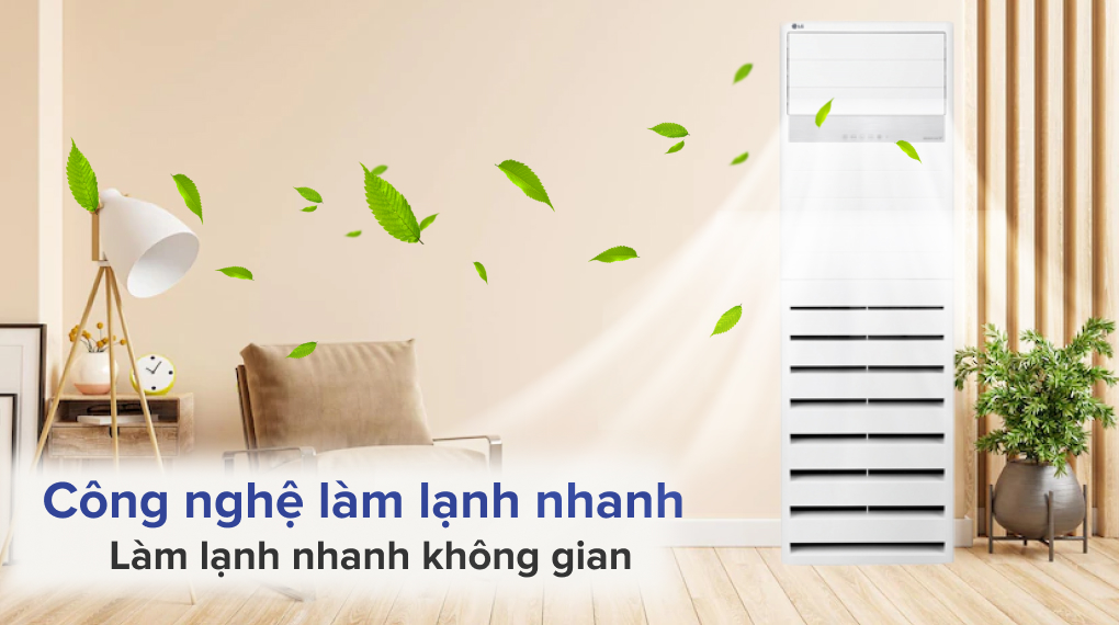 máy lạnh tủ đứng lg inverter 5 hp zpnq48gt3a0