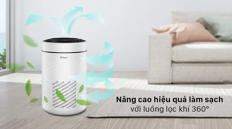 máy lọc không khí casper ap-250mah 22w