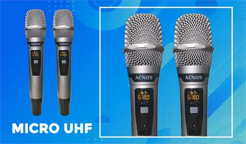 loa kéo acnos cb501gd (bass 50cm, công suất 165w, pin 6-8h)