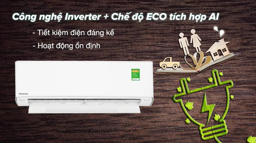 máy lạnh panasonic inverter 1.5 hp cu/cs-xu12zkh-8