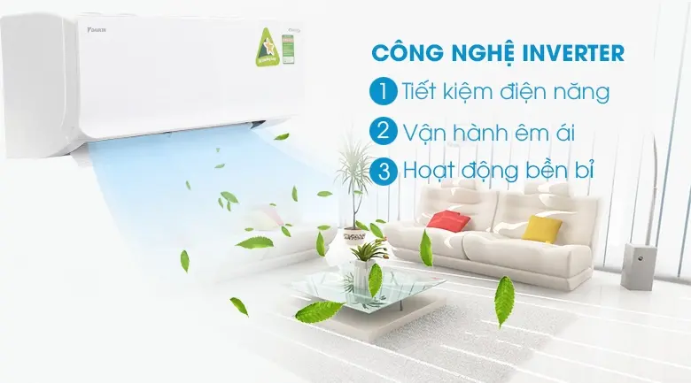 máy lạnh daikin inverter 1.5 hp atkc35uavmv