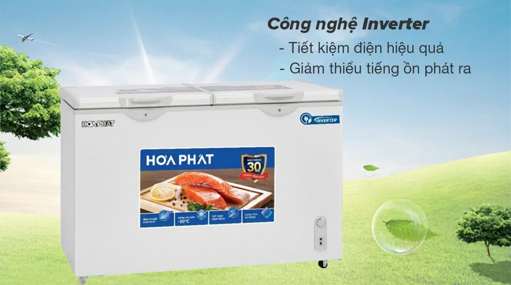 tủ đông hòa phát inverter 352 lít hpf ad8352