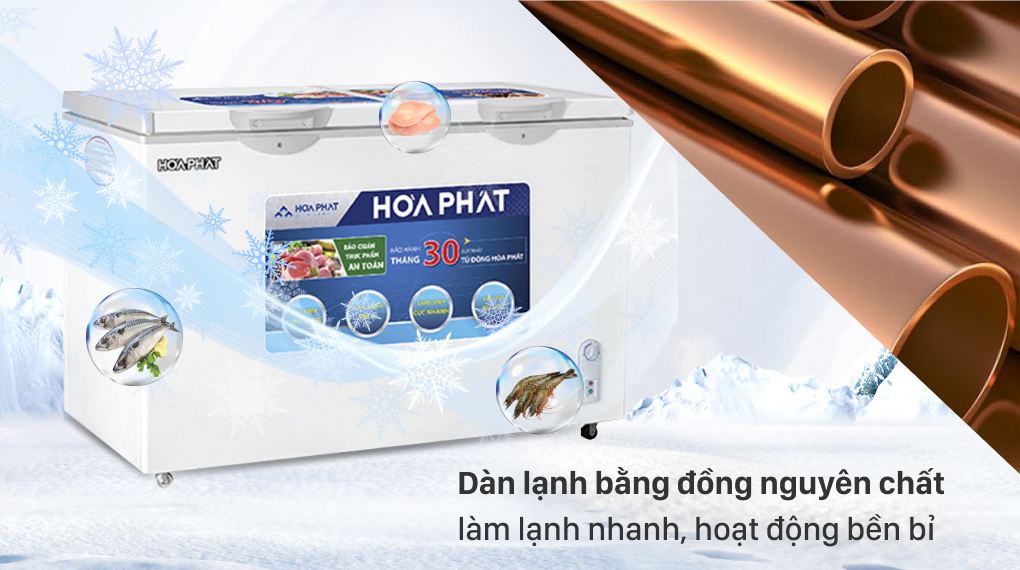 tủ đông hòa phát 352 lít hcf 666s1đ2
