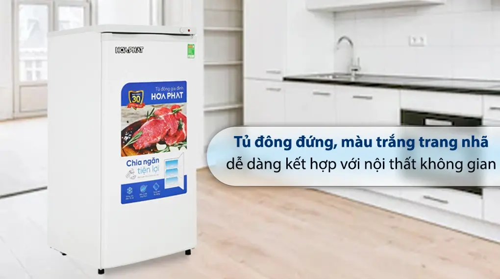 tủ đông đứng hòa phát 147 lít hpf uah6147