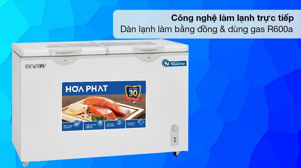 tủ đông hòa phát inverter 352 lít hpf ad8352