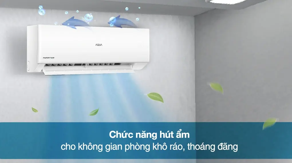 máy lạnh aqua inverter 1.5 hp aqa-rv13qc