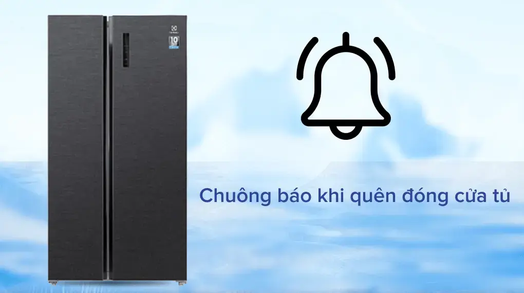 tủ lạnh electrolux inverter 505 lít ese5401a-bvn